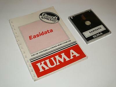 Tatung Einstein 3" Disk ~ Easidata by Kuma ~ Disk / Instruction Booklet